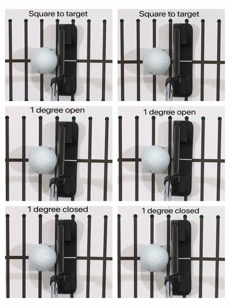 Face close to the ball / Face sat behind the aim reference