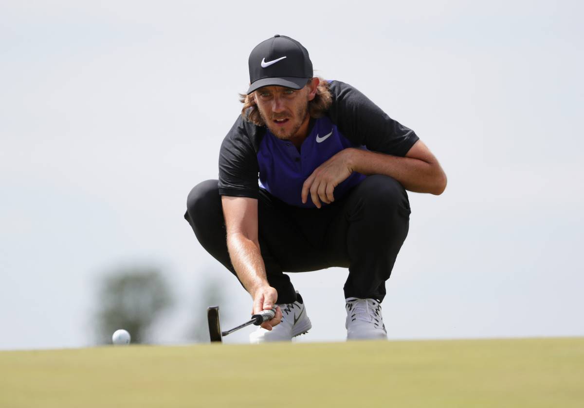 Tommy Fleetwood in fine form on the greens at Erin Hills,US Open 2017