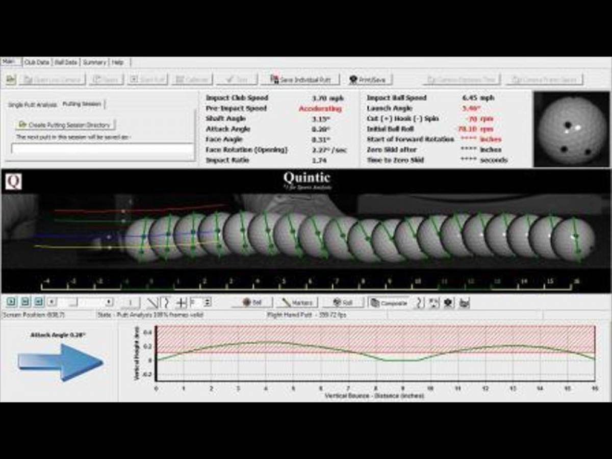 Quintic Ball Roll Analysis