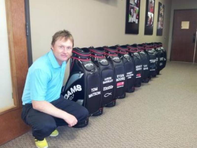 Phil Kenyon at the Adams Golf Head Offices in Plano, Texas