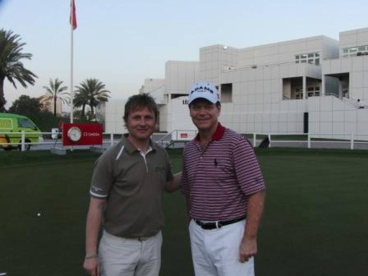 Phil Kenyon with Tom Watson