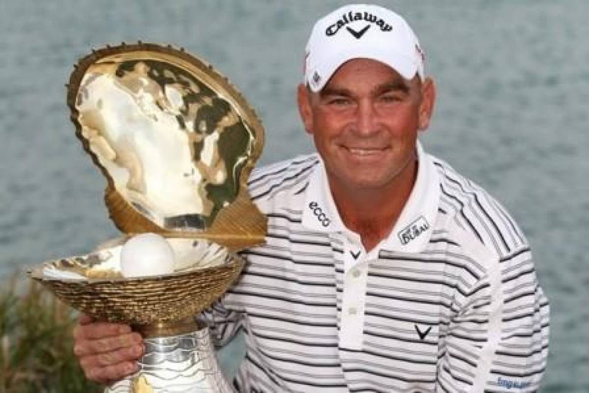 Thomas Bjorn and the Qatar Masters Trophy