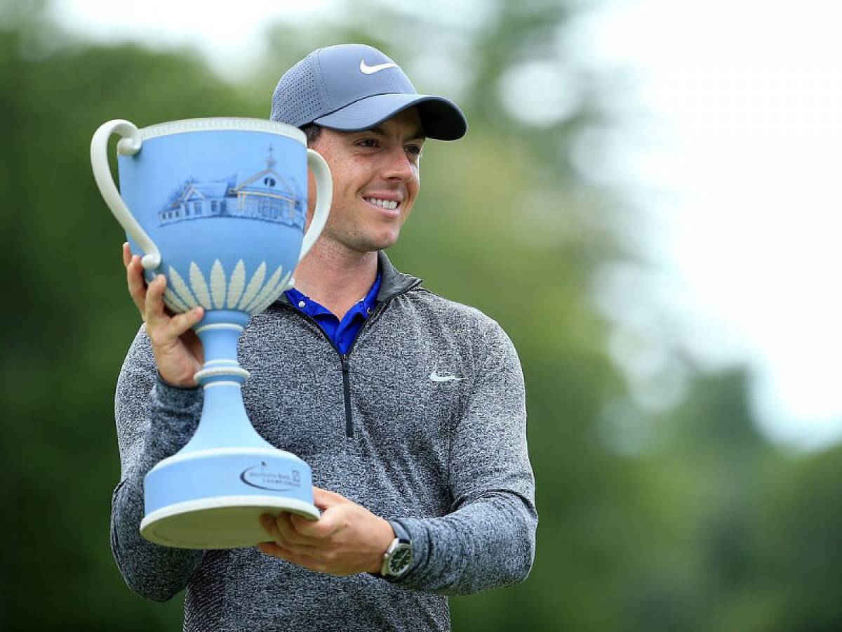 Rory McIlroy with his first PGA tour title of 2016